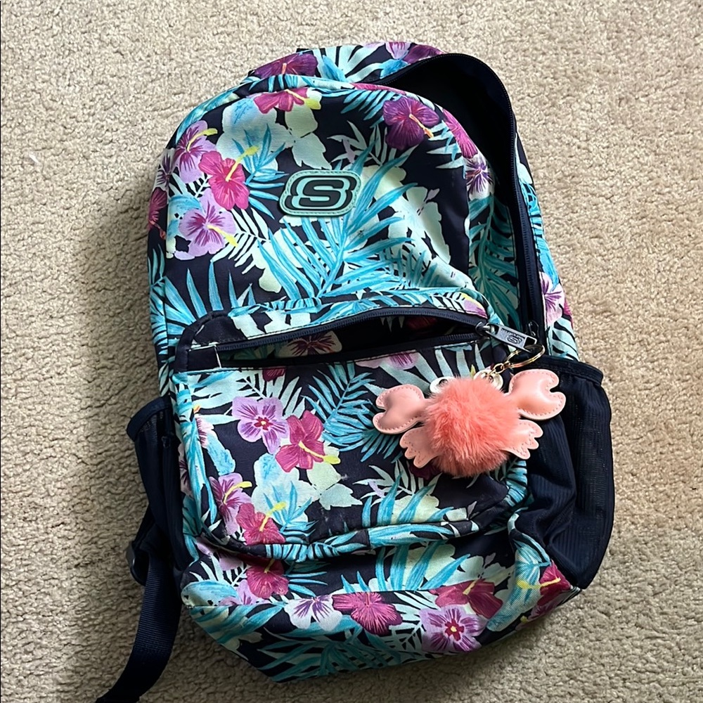 Skechers Kids' Floral Backpack - Multicolor